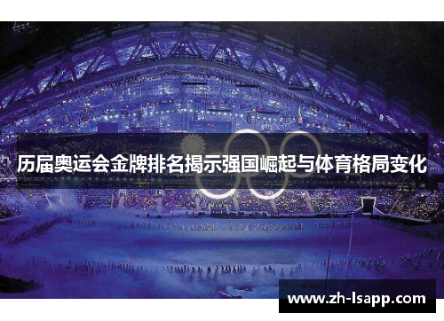 历届奥运会金牌排名揭示强国崛起与体育格局变化 历届奥运会金牌排名揭示强国崛起与体育格局变化